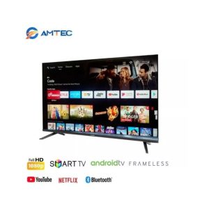 Amtec 43 Inches Smart TV LED Full HD TV +Free stand